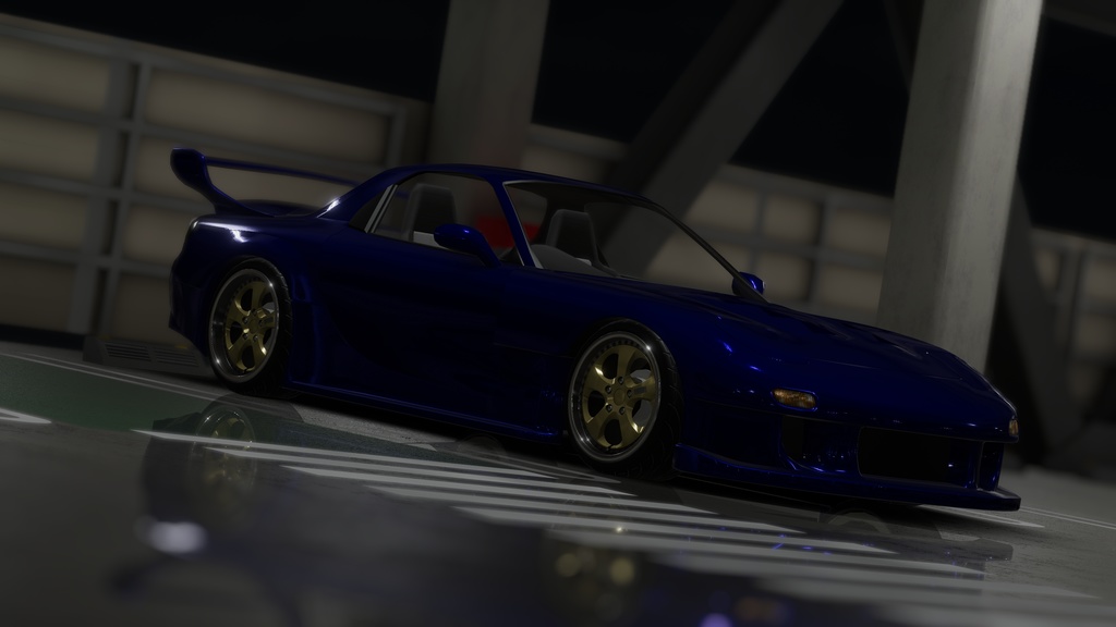 【VRChat向け】3ピースホイール『AM-7』