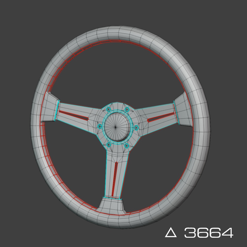 【VRChat向け】ステアリングホイール『NYARDI』