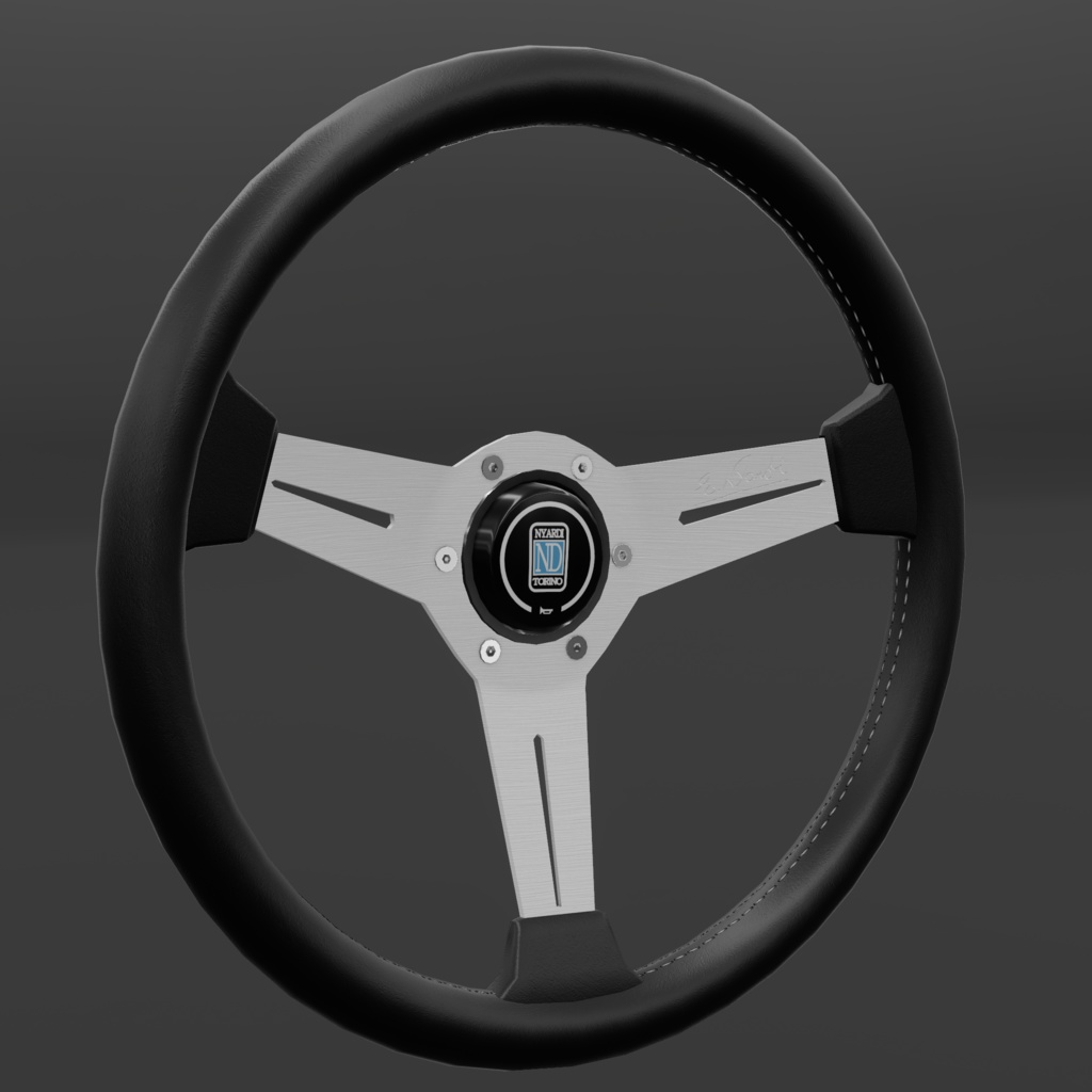 【VRChat向け】ステアリングホイール『NYARDI』