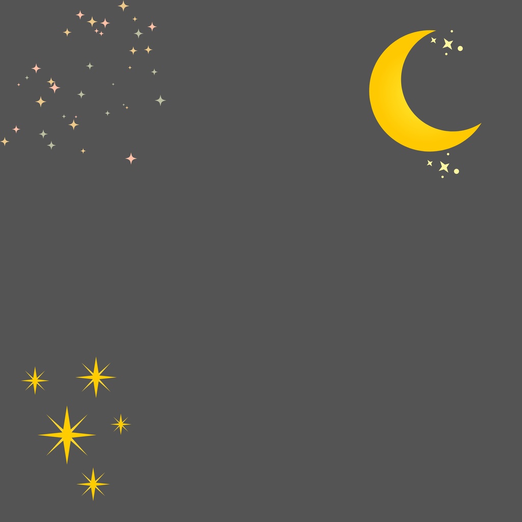 月夜の星空　デジタルペーパー