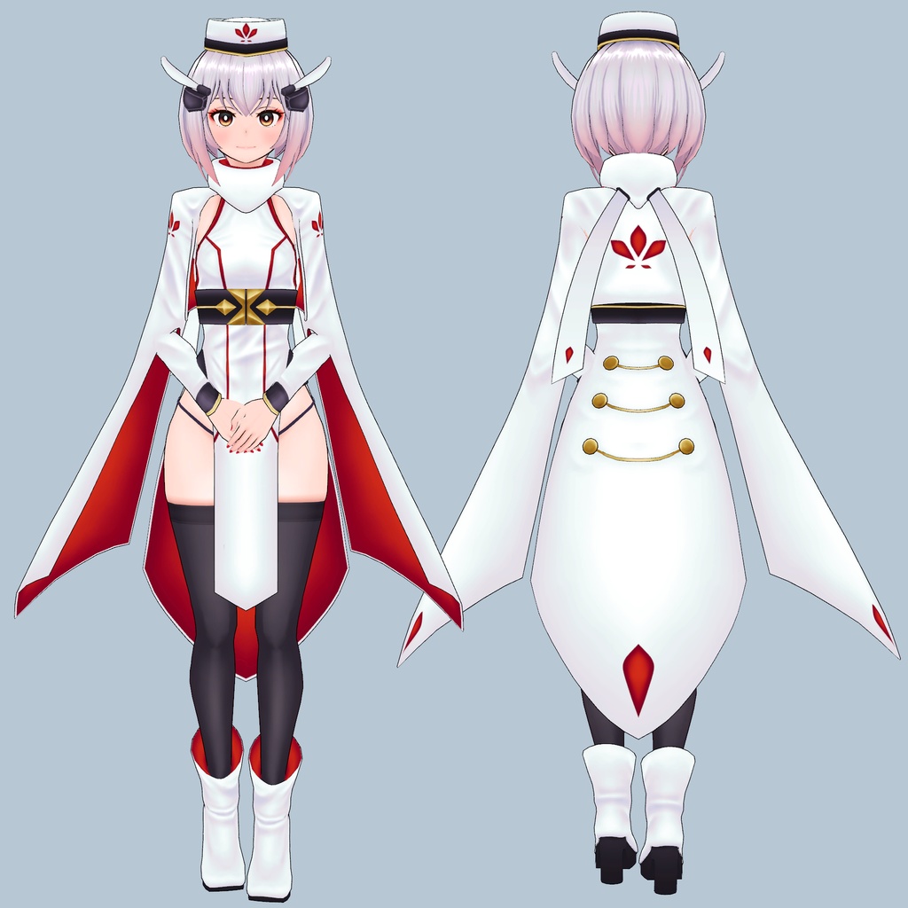 【オリジナル3Dモデル】ハクトウ 【無料版あり】