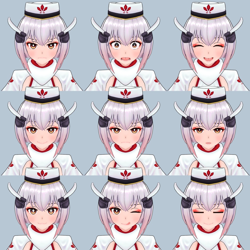 【オリジナル3Dモデル】ハクトウ 【無料版あり】