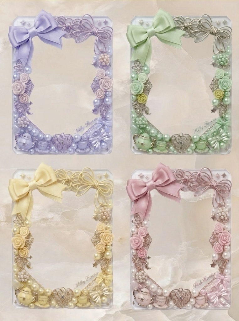 Digital Frame Set "Pink Reverie" (4 Colors)