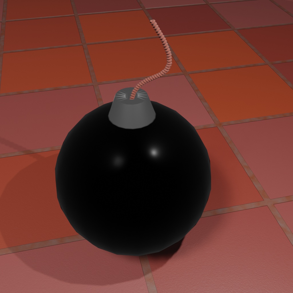 爆弾（3Dデータ）