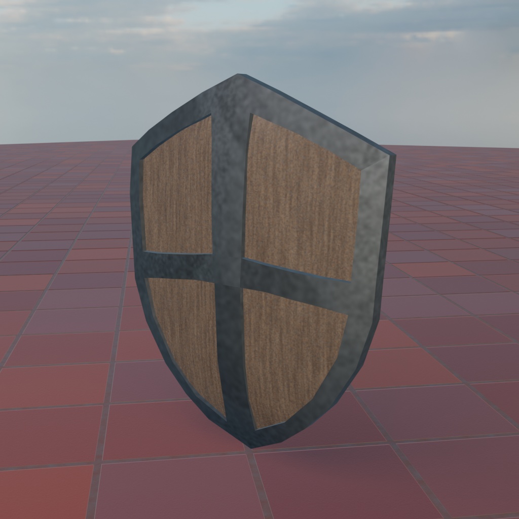 盾(3Dデータ)