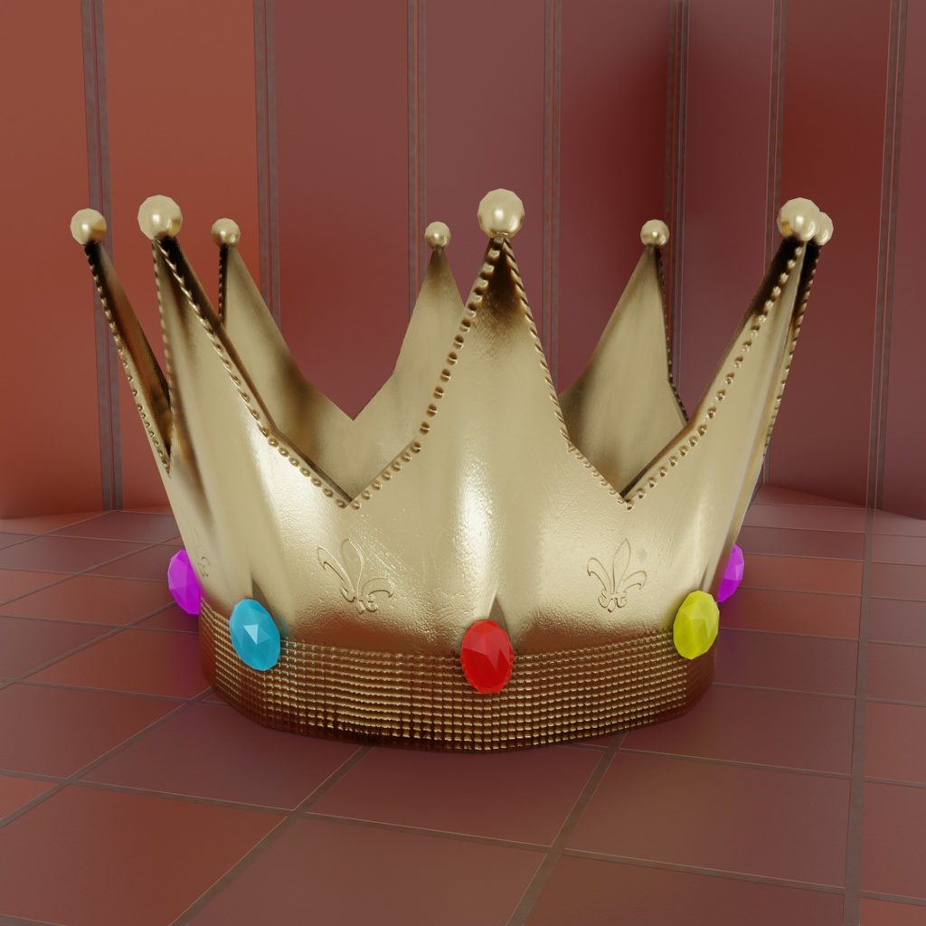王冠(3Dデータ)