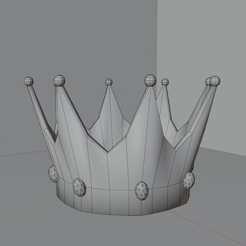 王冠(3Dデータ)