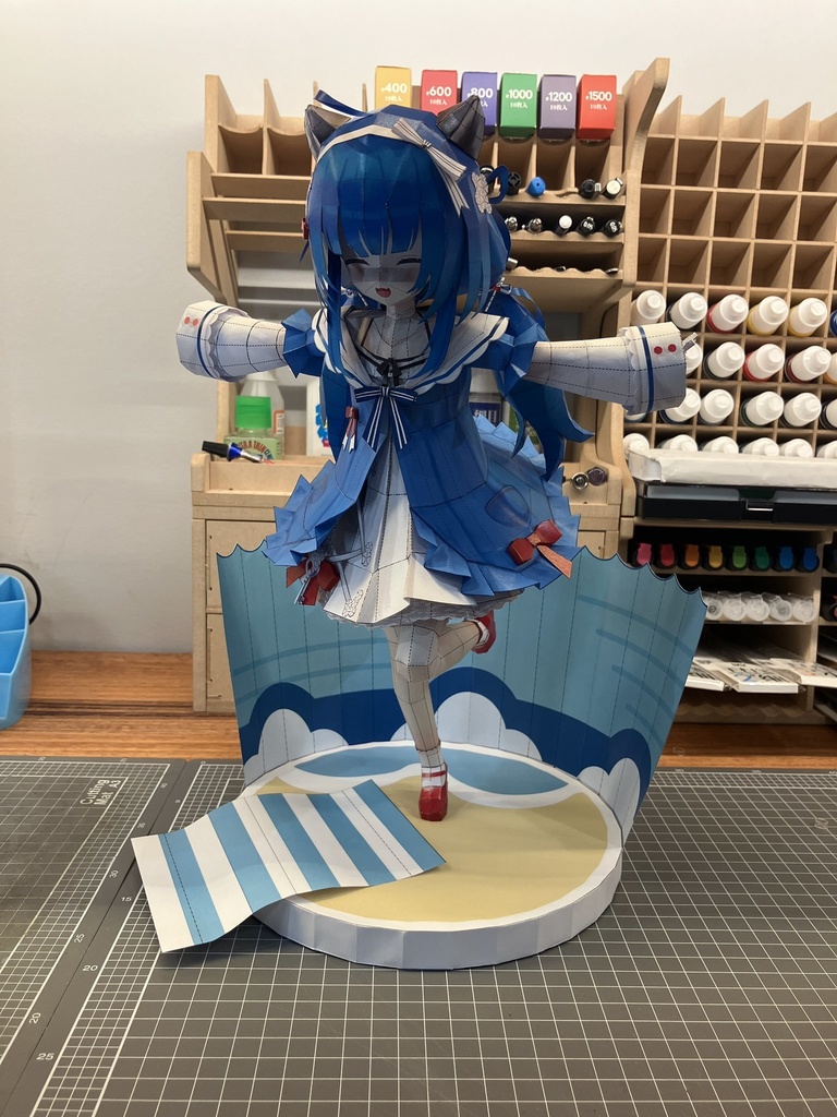 Poko Rakun 2.0 Papercraft Model Template