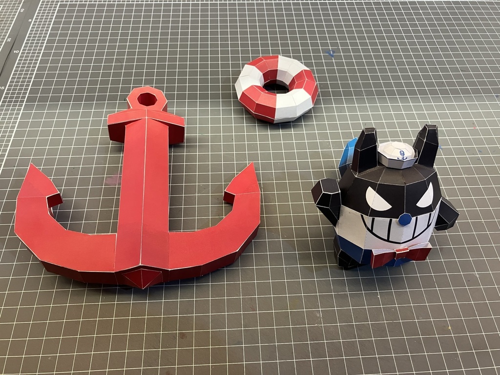 Poko Rakun 2.0 Papercraft Model Template