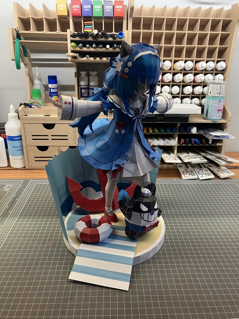 Poko Rakun 2.0 Papercraft Model Template