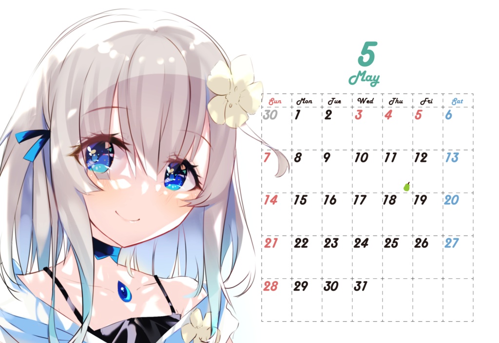 "梨花れんと365日”卓上カレンダー【プリレコ10頒布グッズ】