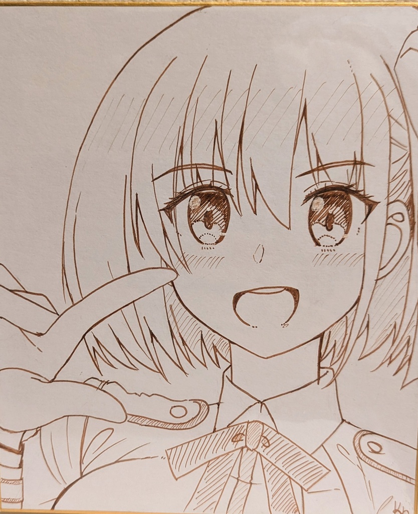 リコリス・リコイル 鏑木千束色紙【１点限り】