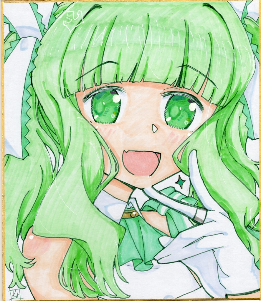 【プリレコ15頒布グッズ】二葉さな色紙【１点限り】