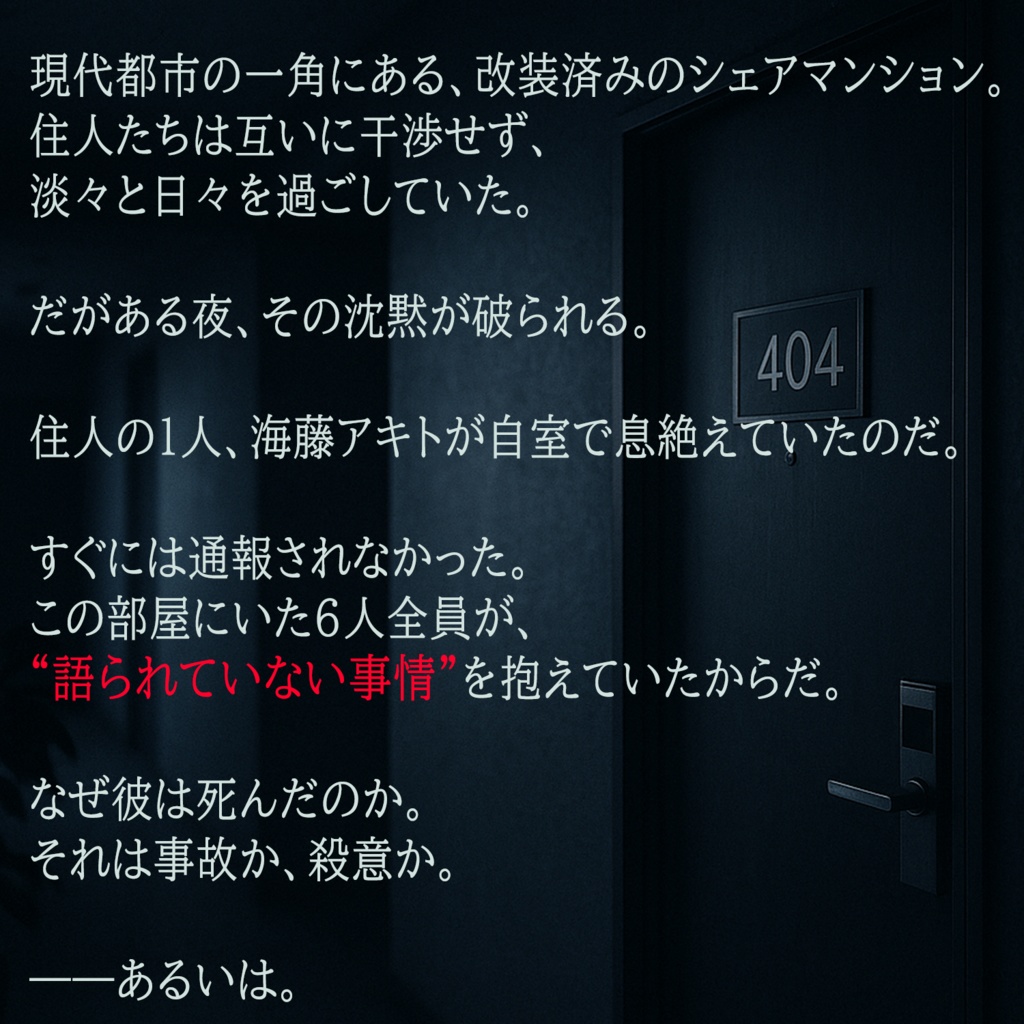 マーダーミステリー【404号室の黙示録】