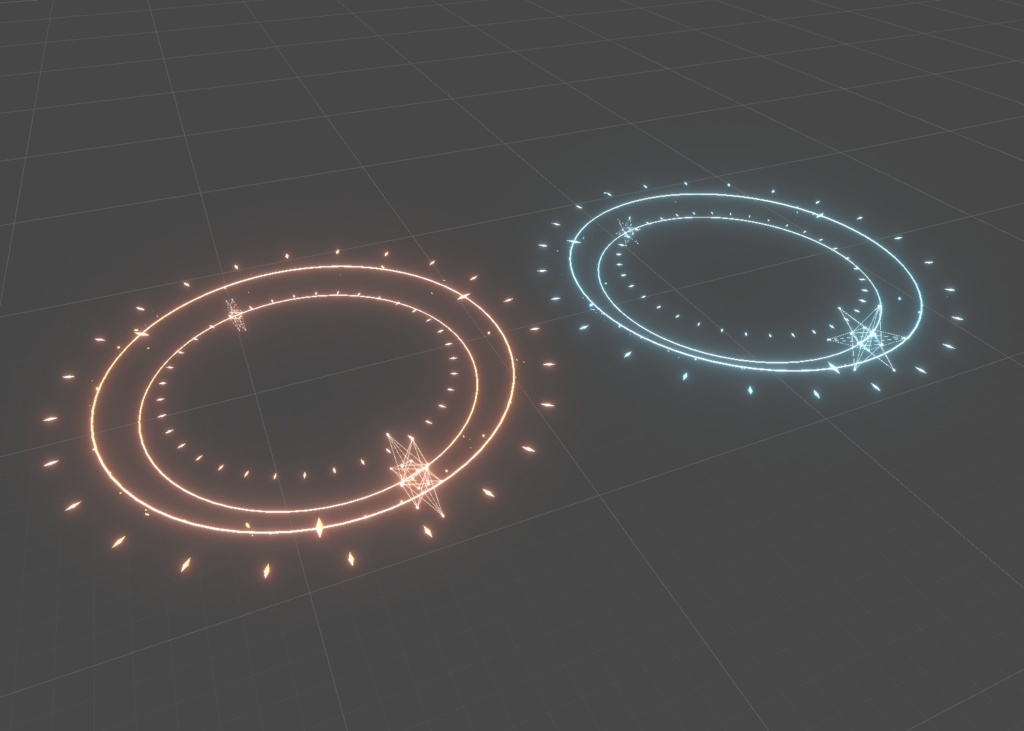 ファンタジー風 光の輪 Ring V08