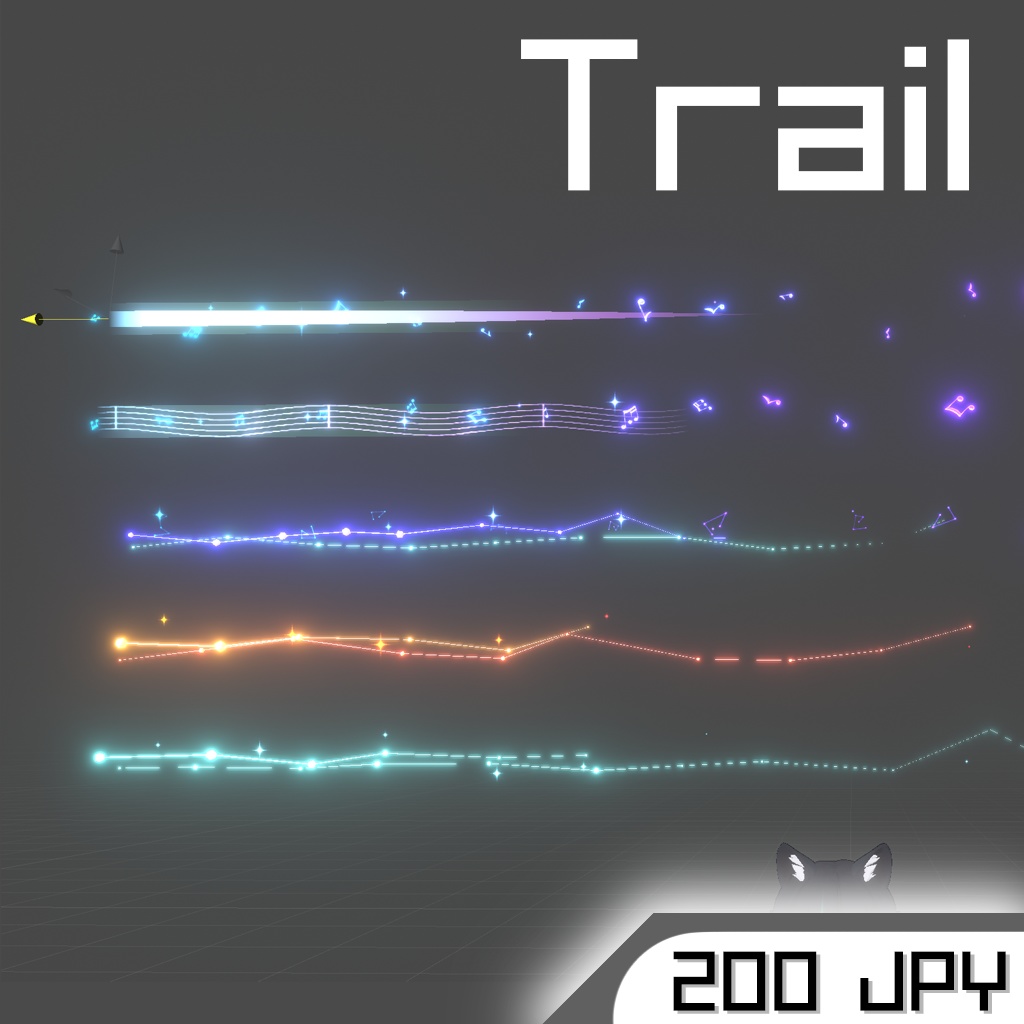 Trail Unity3d particle vrchat