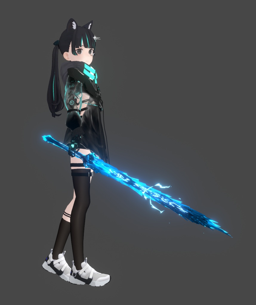 血雷火水 属性武器 Sword VFX V01