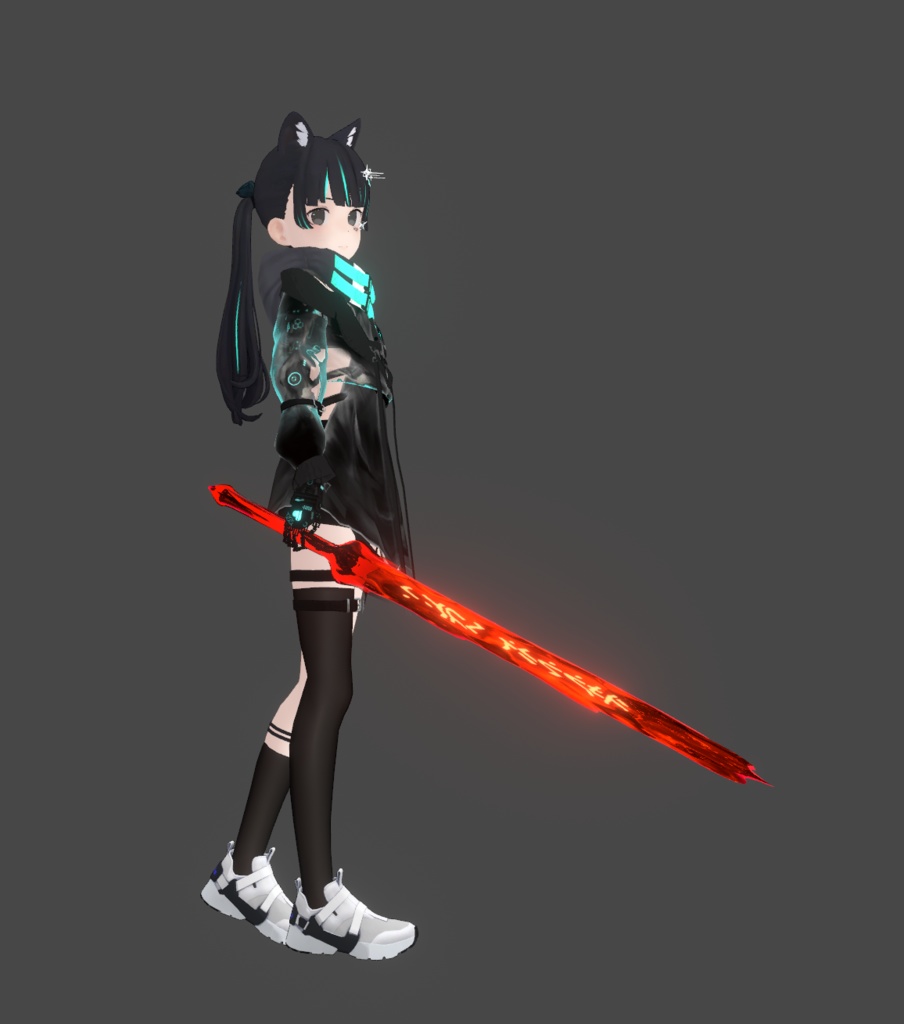 血雷火水 属性武器 Sword VFX V01