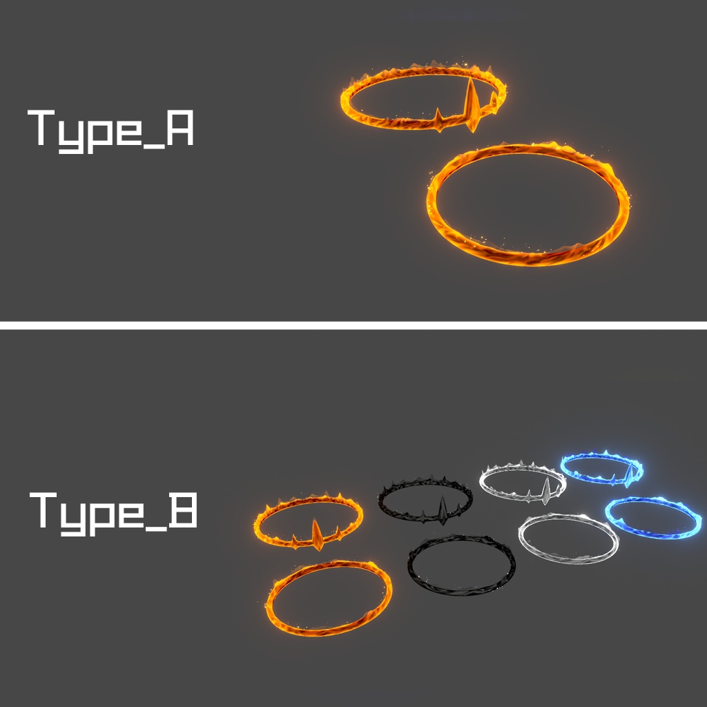 炎のリング Ring of fire 光の輪