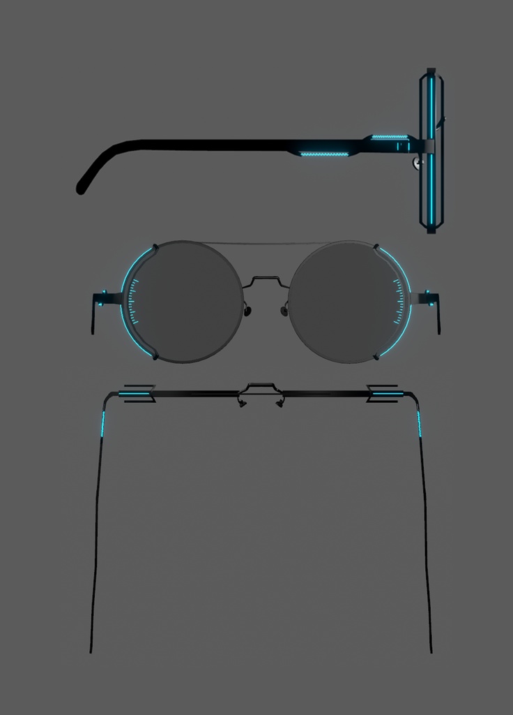 パンク眼鏡 Punk Glasses 眼镜 V01