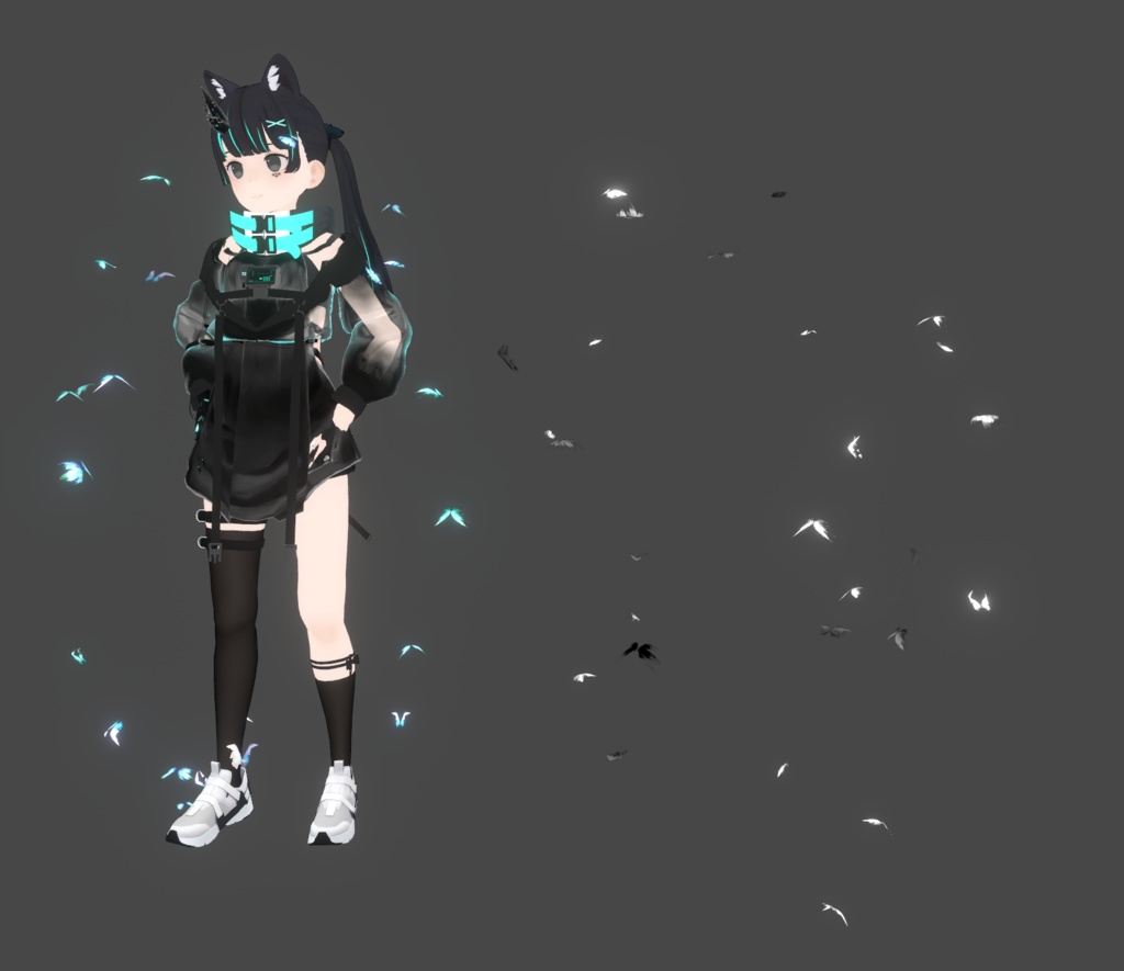 蝶 Butterfly particle Trail Unity3d Vrchat