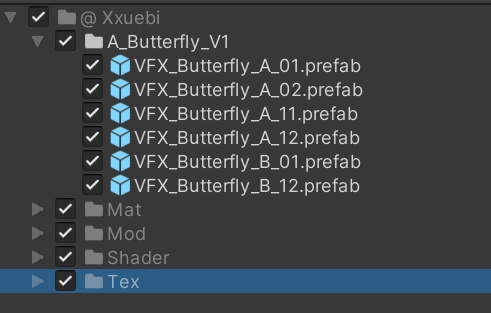 蝶 Butterfly particle Trail Unity3d Vrchat