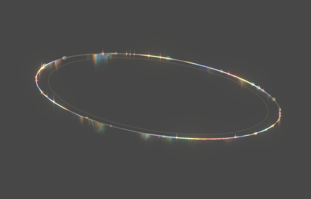 O2型光輪 Halo Ring Vrchat unity3d