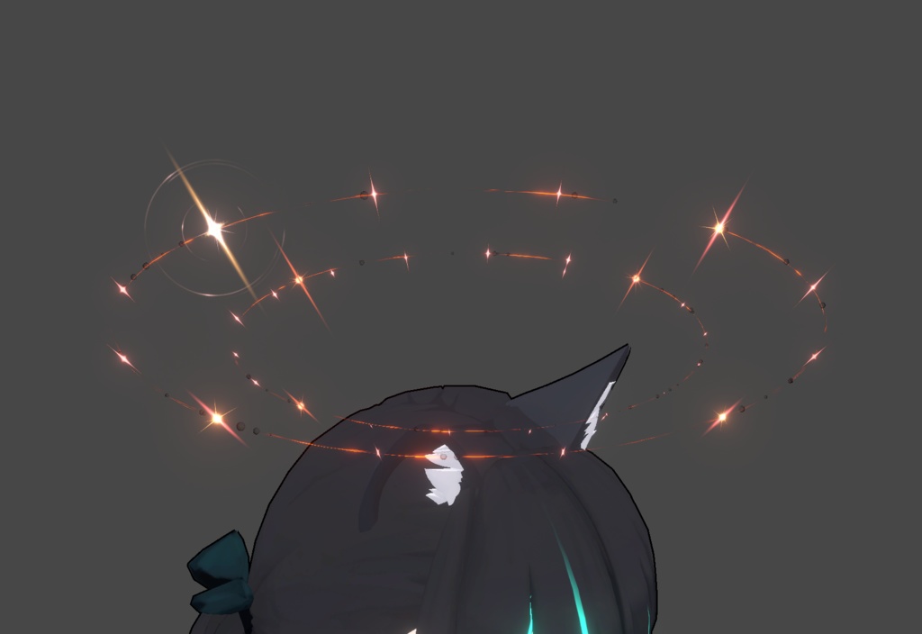 O3型光輪 Halo Ring Vrchat unity3d