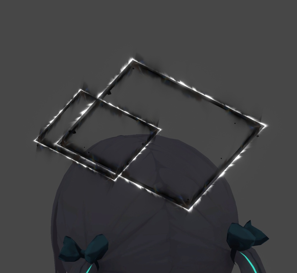 電子 AngelHalo Electronic Ring Vrchat unity3d