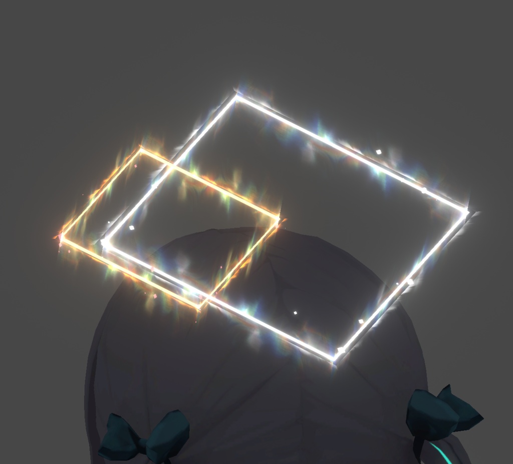 電子 AngelHalo Electronic Ring Vrchat unity3d