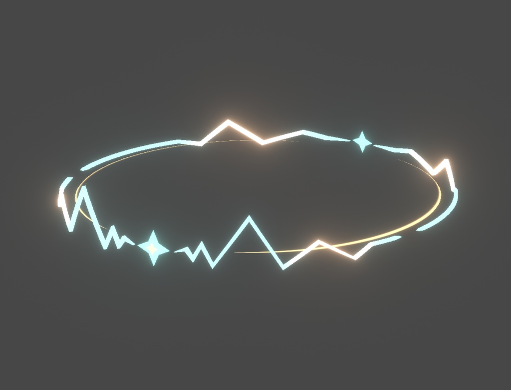 ハートビート Heartbeat AngelHalo Ring Vrchat unity3d