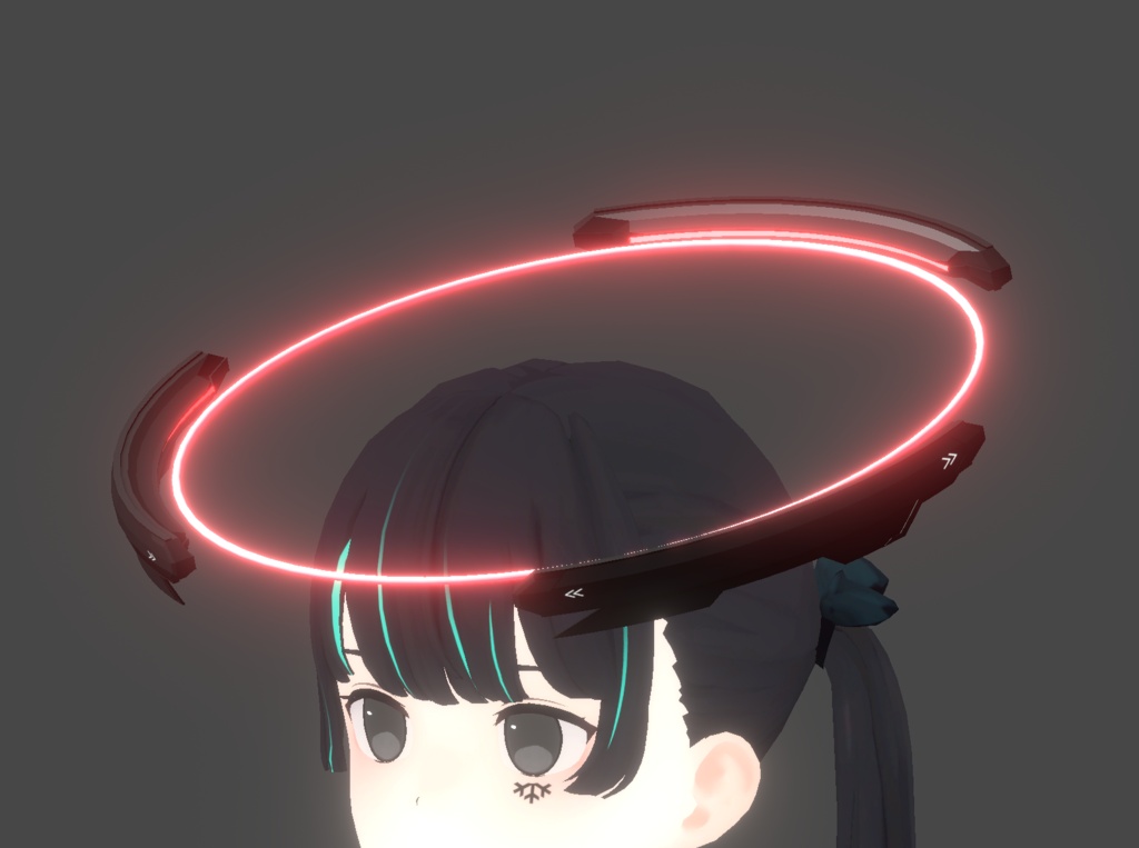 アーマー Armor / 装甲 AngelHalo Ring Vrchat unity3d