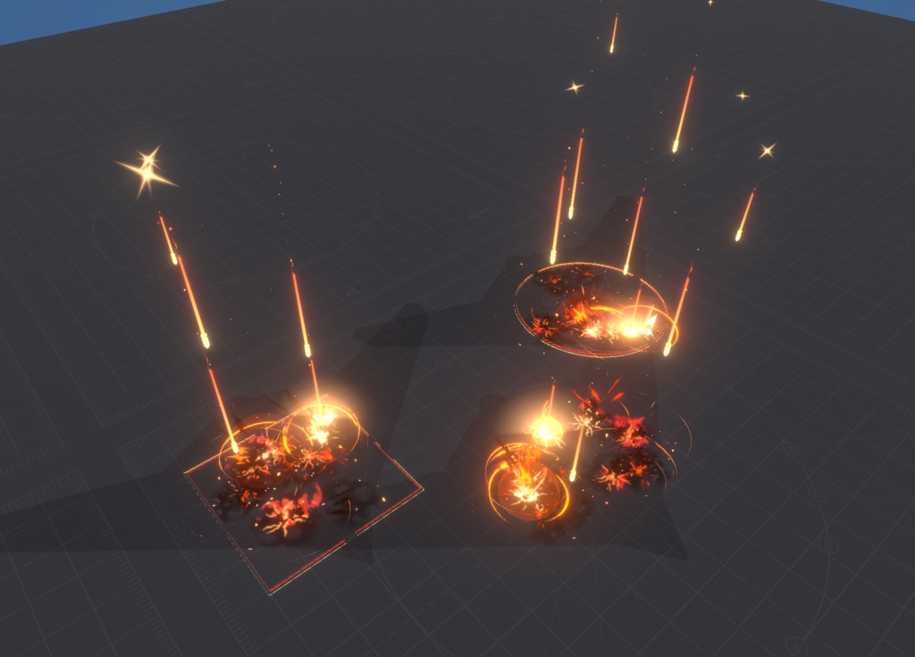空襲 Airstrike / 空袭 VFX pack unity3d