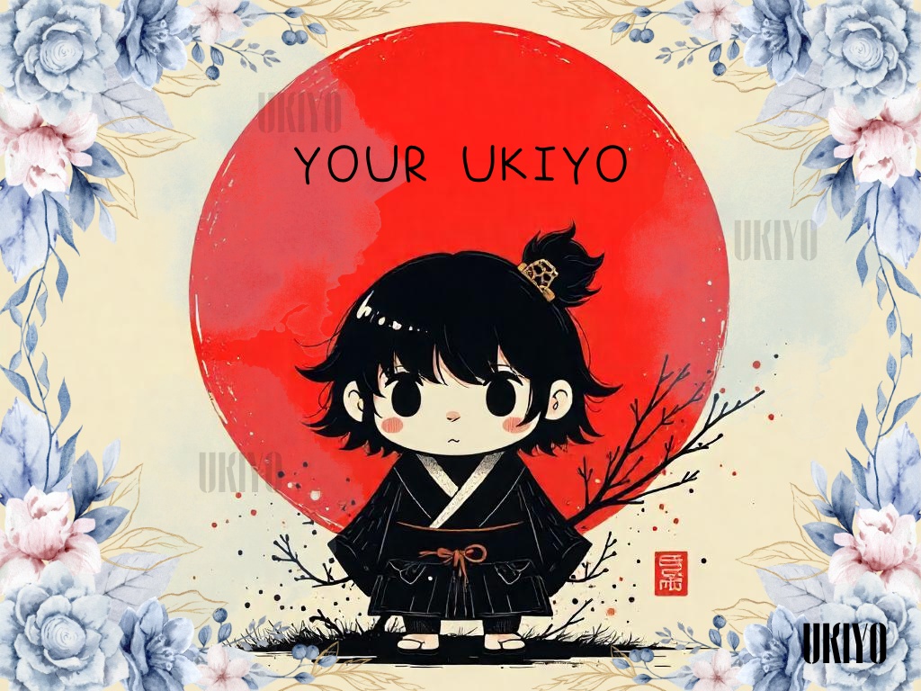 二色ロングアウターコート - 和モダンスタイル|UKIYOデザイン