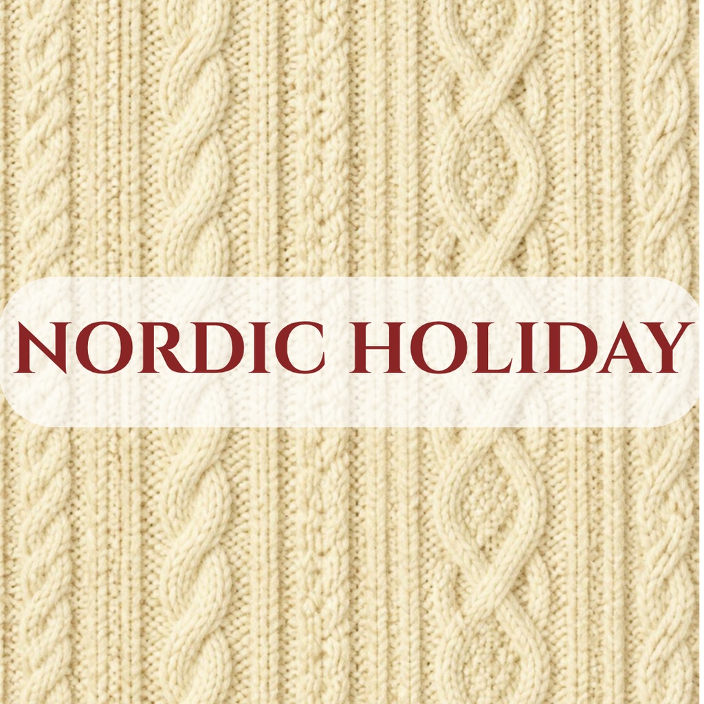 NORDIC HOLIDAY - デジタルペーパー全6種セット【A4対応】|手帳デコ・コラージュ・ラッピング用