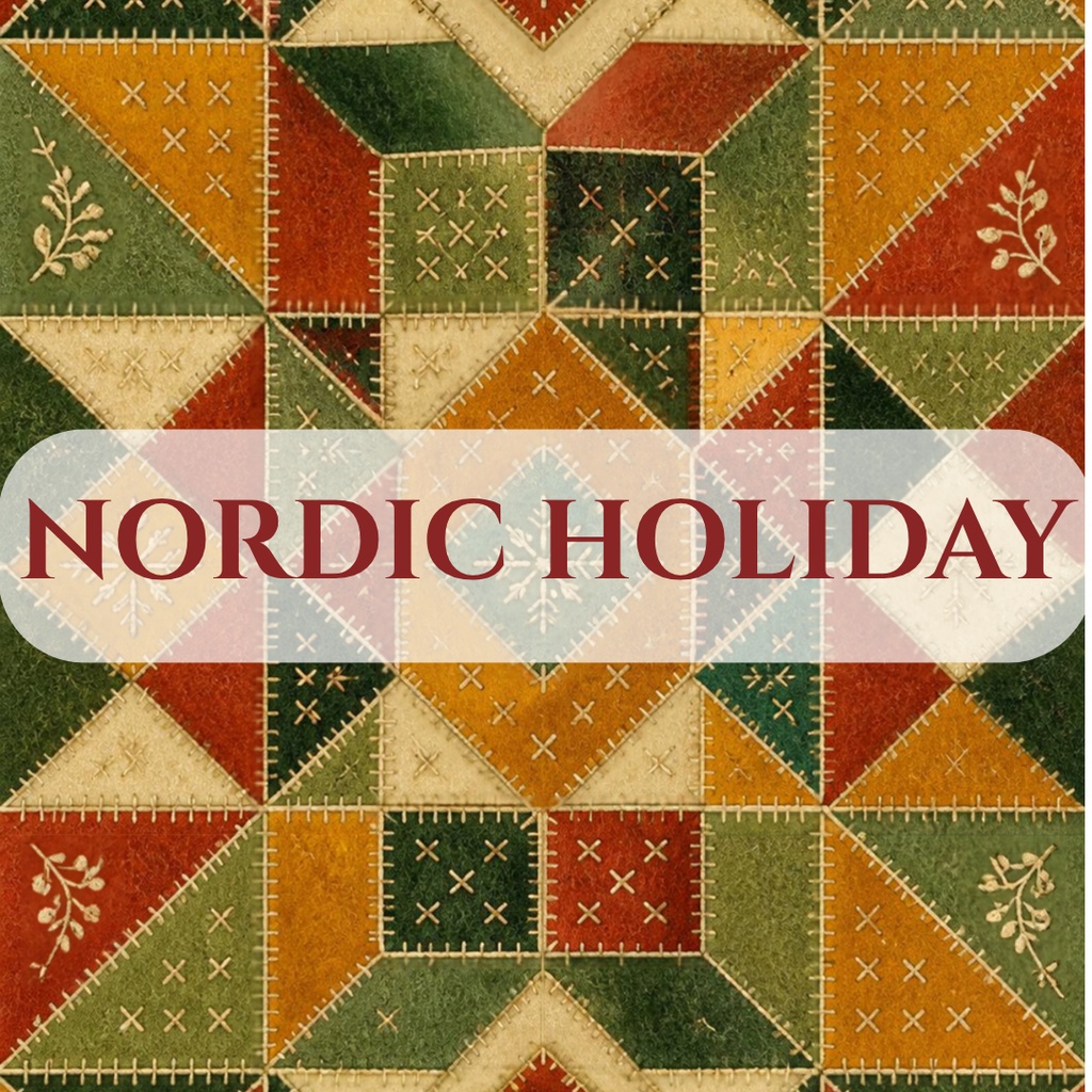 NORDIC HOLIDAY - デジタルペーパー全6種セット【A4対応】|手帳デコ・コラージュ・ラッピング用