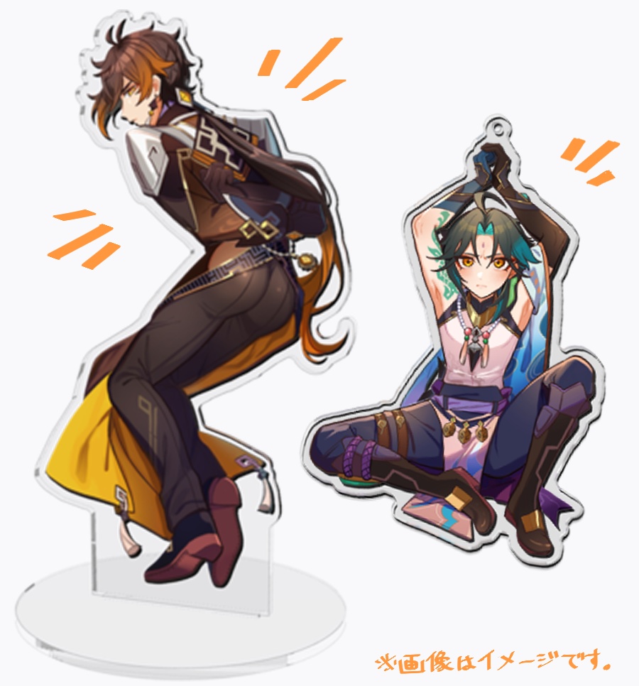 不敬アクリルイヤホンホルダー