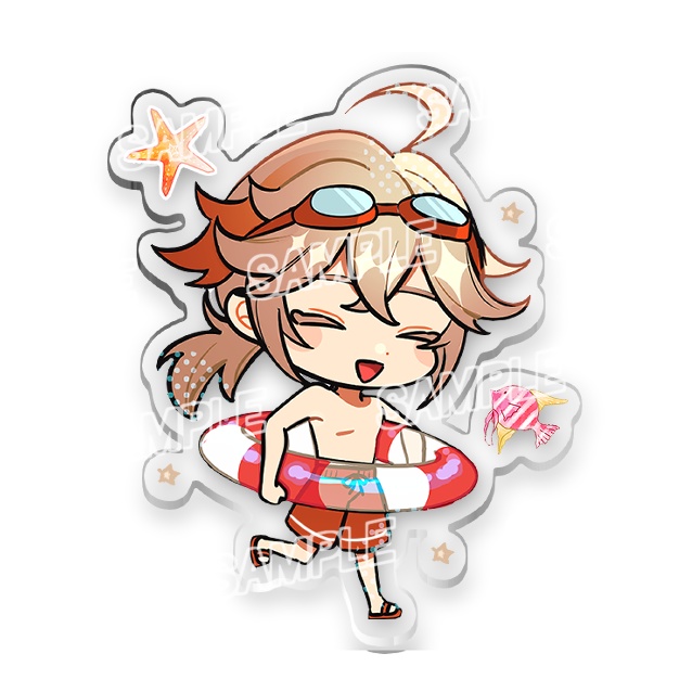 風男子サマーアクキー