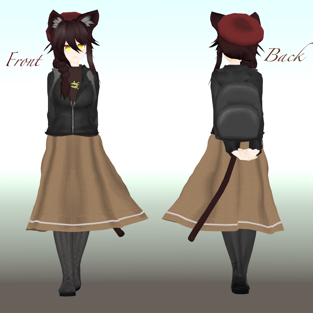 「オリジナル3Dモデル」 クロメ