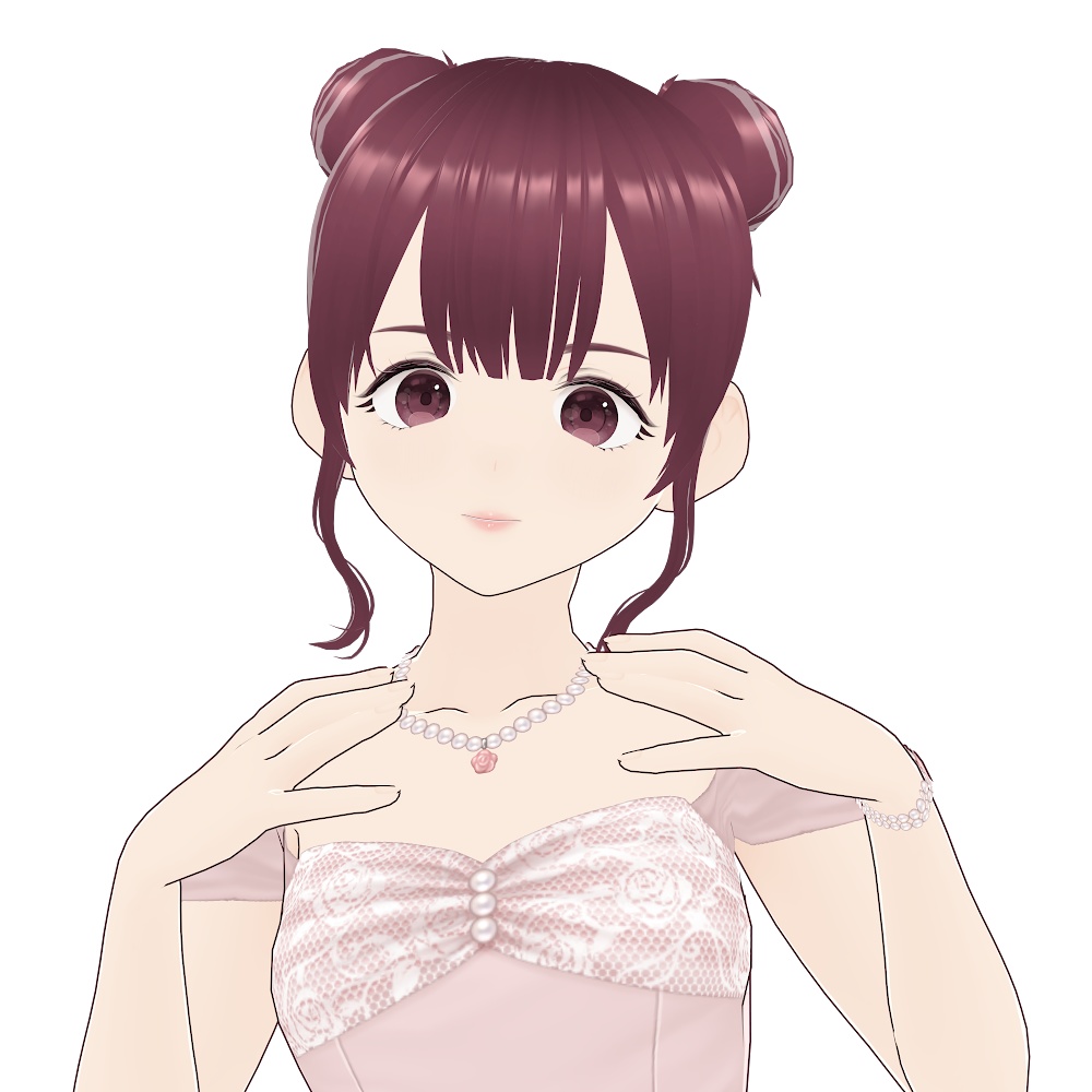 【VRoid】ベースモデル 桃