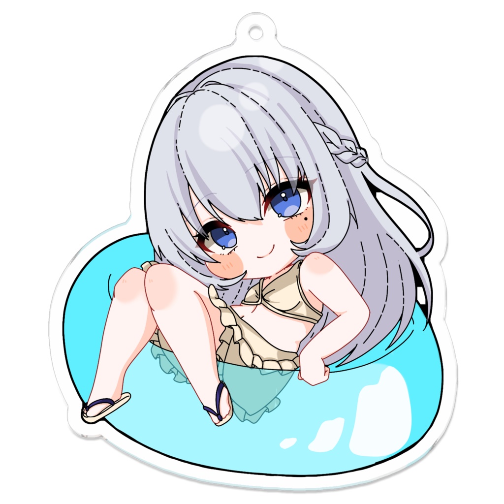 浮き輪SD アクリルキーホルダー