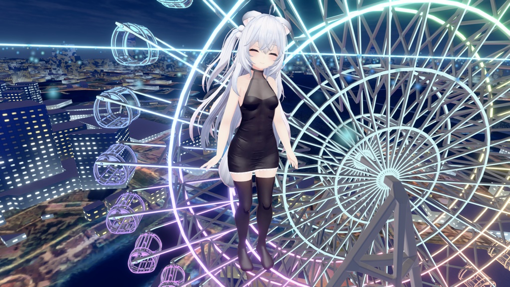 シティホテルの最上階 Vrchatワールド Hotel Suite Room リノールのどうぶつ雑貨店 Booth