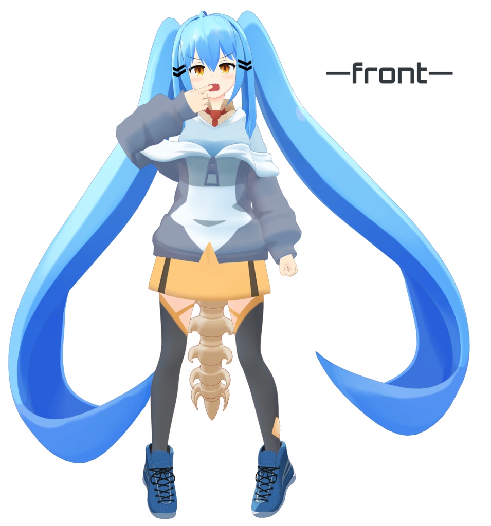 オリジナル3Dモデル「フカ」