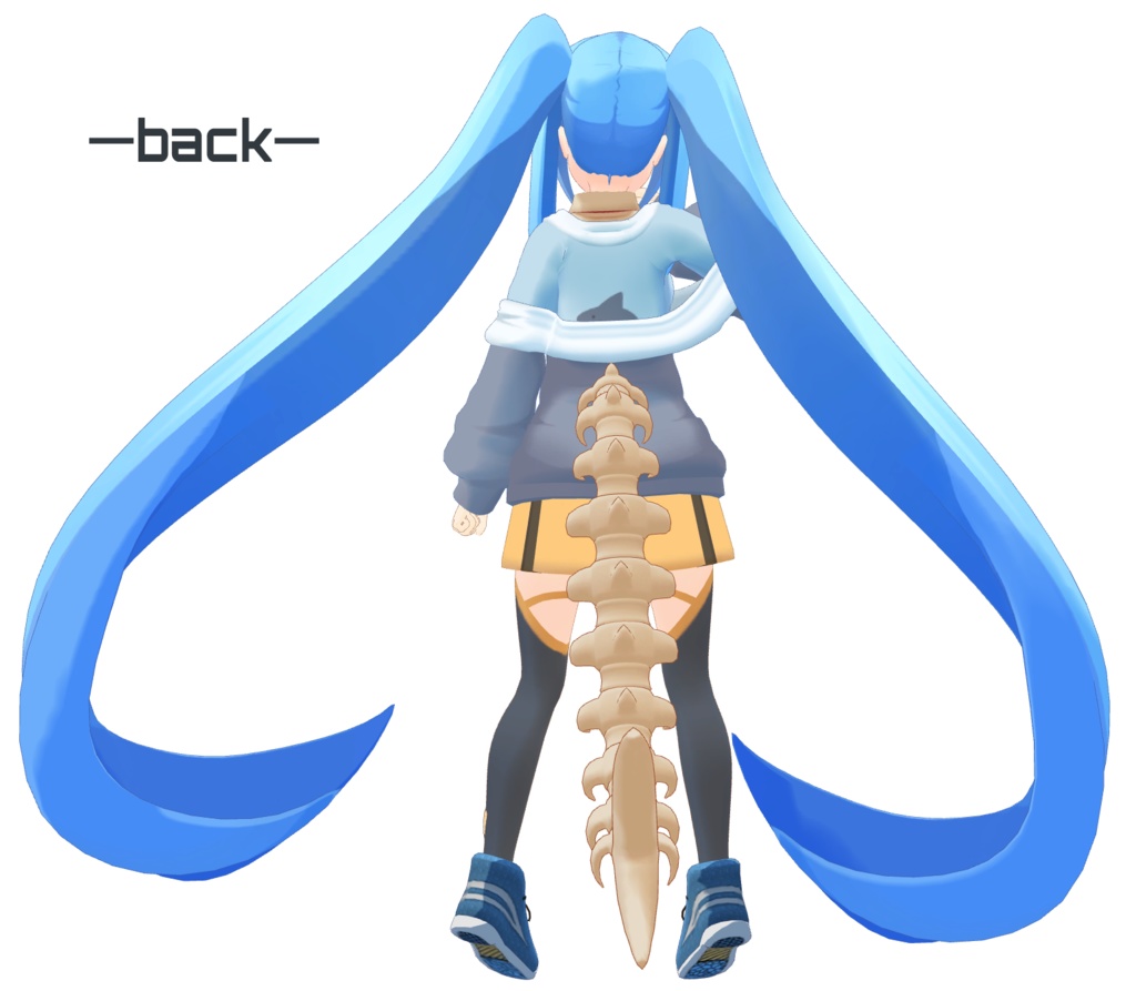 オリジナル3Dモデル「フカ」