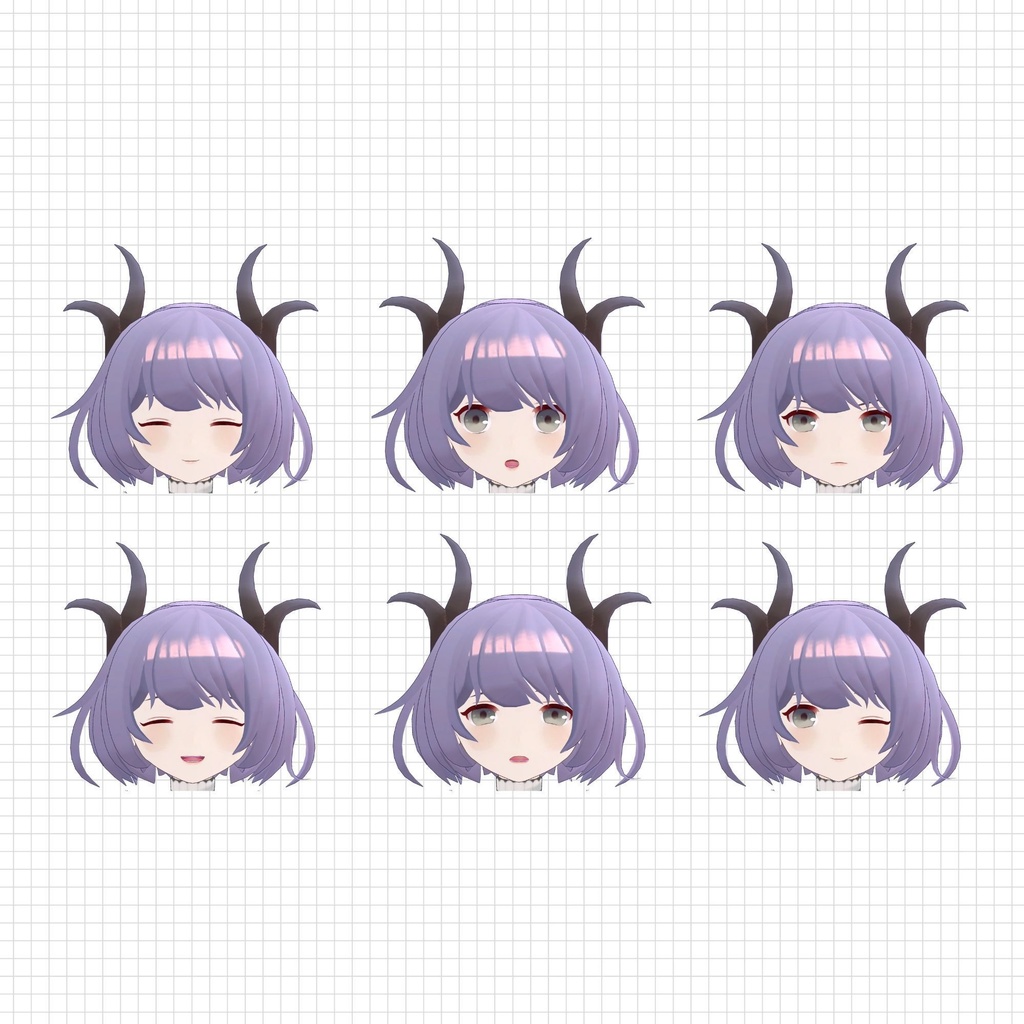 <VRM>オリジナル 3Dモデル ロマンディ