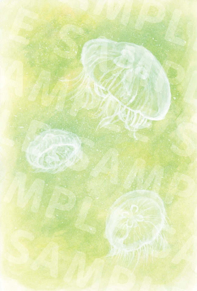 【原画】くらげハーバリウム