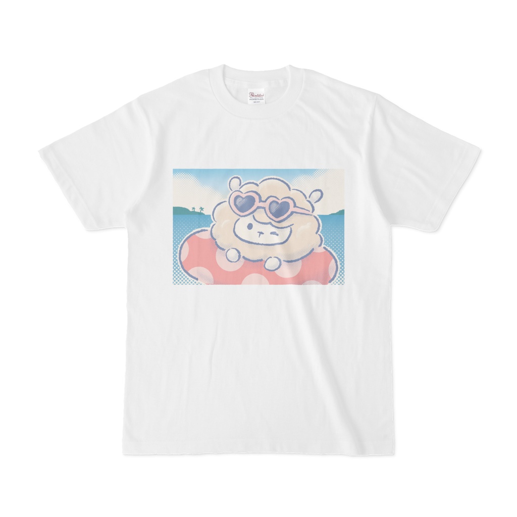 ふわもふひつじ夏Tシャツ(オンデマンド販売)