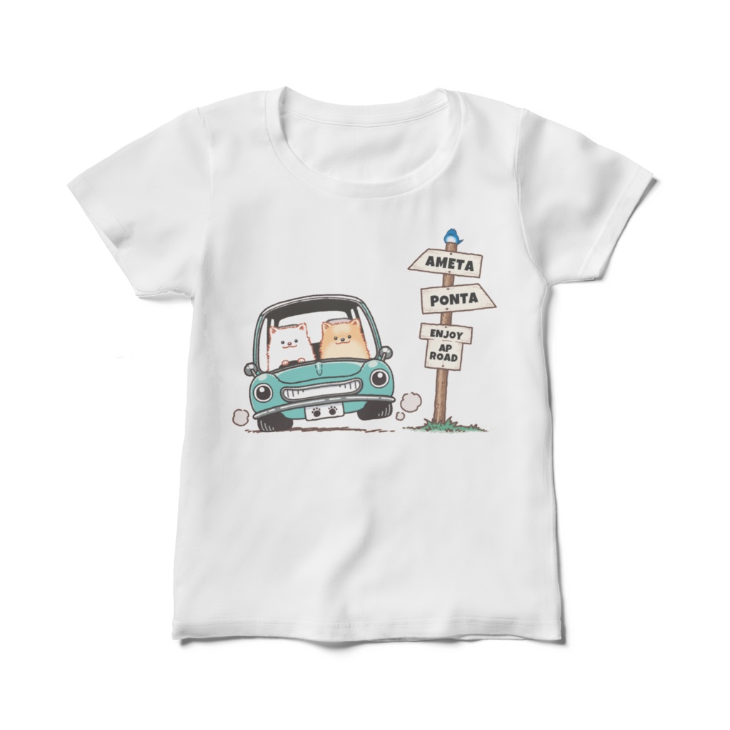 レディースワンコTシャツ HappyDrive