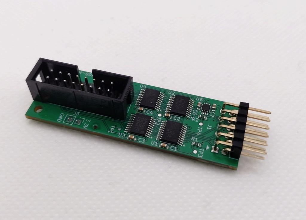 PMOD端子１つでHUB75EのLEDパネルを表示するボード[RTCL-PMOD-HUB75E-V1]