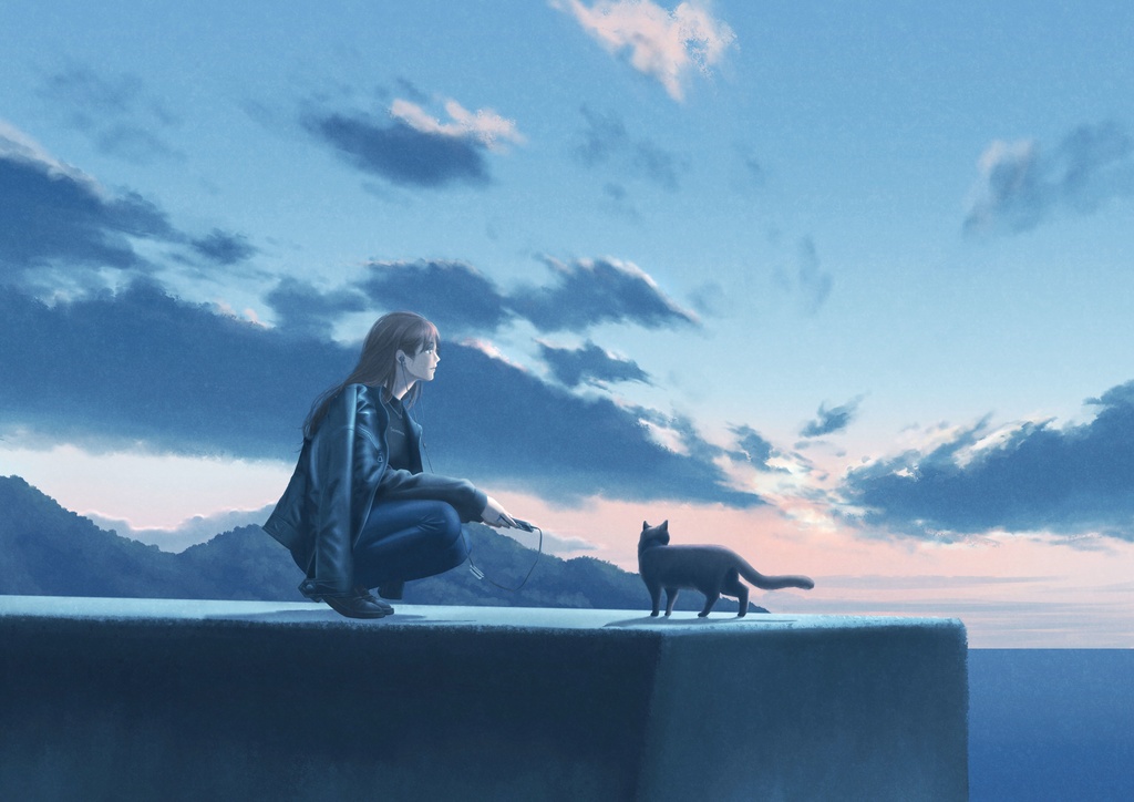 クリアファイル 堤防 A4 A5